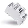 conecto interruttore orario digitale per guida DIN/pannello di controllo, 10 programmi di commutazione, ora legale + timer 12/24 ore, display LCD, 3600 watt, bianco
