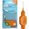 TePe Scovolino TePe, Original, Arancione, 0.45mm/ISO 1, 8pz, rimozione placca, pulizia interdentale efficace, filo interdentale, per spazi stretti