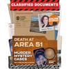 Lucky Egg MMC Death at Area 51 - Crime Solving Murder Mystery Games per adulti con 47 Pezzi di prove realistiche e indizi - Gioco coinvolgente di risoluzione del crimine e giochi da tavolo per adulti - Gioco da