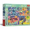 Trefl - Puzzle 4in1: Lilo & Stitch, Straordinario Stitch - 4 x 250 Pezzi - Set di Quattro Puzzle per Ragazzi