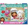Ravensburger - Puzzle 3 Anni, Giant Floor Puzzle 24 Pezzi, Gabby's Dollhouse - Puzzle Bambini 3 Anni, Collezione Gabby's Dollhouse, Giochi Educativi e Divertenti, Idee Regalo