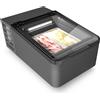 Framec Espositore da Banco per Gelato Mantecato MINICREAM2V-G-LED con Illuminazione Interna - Capacità N° 2 Vaschette lt 5
