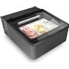 Framec Espositore da Banco per Gelato Mantecato MINICREAM3V-G-LED con Illuminazione Interna - Capacità N° 3 Vaschette lt 5