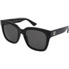 Gucci GG1338S 001 | Occhiali da Sole Graduati o Non Graduati | Prova Online | Plastica | Quadrati | Nero | Adrialenti