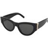 Saint Laurent SL M94 001 | Occhiali da Sole Graduati o Non Graduati | Prova Online | Plastica | Cat Eye, Ovali / Ellittici | Nero | Adrialenti