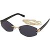 Marc Jacobs Marc 496/S Air RHL/IR | Occhiali da Sole Graduati o Non Graduati | Prova Online | Metallo | Rettangolari | Oro | Adrialenti