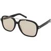 Saint Laurent SL 545 001 | Occhiali da Sole Graduati o Non Graduati | Prova Online | Unisex | Plastica | Quadrati | Nero | Adrialenti
