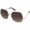Guess GU00268 32F | Occhiali da Sole Graduati o Non Graduati | Prova Online | Metallo | Quadrati | Oro | Adrialenti