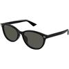 Gucci GG1818SK 001 | Occhiali da Sole Graduati o Non Graduati | Prova Online | Plastica | Tondi | Nero | Adrialenti