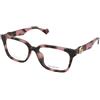 Gucci GG1537OK 004 | Occhiali da Vista Graduati | Prova Online | Plastica | Rettangolari | Marrone, Rosa, Havana | Adrialenti
