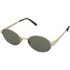 Saint Laurent SL 692 003 | Occhiali da Sole Graduati o Non Graduati | Prova Online | Metallo | Ovali / Ellittici | Oro | Adrialenti