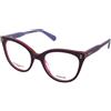 Polaroid PLD D585 B3V | Occhiali da Vista Graduati | Prova Online | Plastica | Cat Eye | Viola, Rosa, Trasparente | Adrialenti