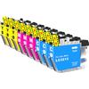 Veson LC-3213 LC3211 Cartucce compatibili per Brother LC-3213 LC3213VAL LC3211 LC-3211 per DCP-J572DW DCP-J772DW DCP-J774DW MFC-J497DW MFC-J491DW MFC-J890DW MFC-J895DW(3 Ciano,3 Giallo,3 Magento)