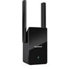 BrosTrend WiFi 6 AX3000 Ripetitore WiFi Potente per Casa Copre fino 204 ㎡, Dual Band Wi-Fi Extender con 1 Porta Gigabit Ethernet, Range Amplificatore Wi-Fi Potente Compatibile con Tutti i Box Internet