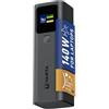 VARTA Power Bank 27000mAh High Speed, ricarica ultraveloce da 140W, 2x USB-C, 1x USB-A, powerbank per laptop, smartphone e tablet, display digitale, adatto al trasporto aereo, cavo da 140W incluso