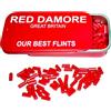 RED DAMORE 100 x Elite Accendini a pietra focaia: i nostri migliori accendini a pietra focaia,Pietrine universali, compatibili con la maggior parte degli accendini!