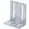 Alberts 332754 - Angolo di regolazione, con foro lungo, zincato galvanicamente, passivato a strato spesso, 40 x 77 x 65 mm
