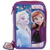 Astuccio Frozen 3 Zip Completo con 3 Scomparti Giochi Preziosi