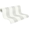 A.S. Création 381012 38101-2 - Carta da parati a righe in tessuto non tessuto, 10,05 m x 0,53 m, colore: Grigio/Bianco