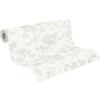 A.S. Création carta de parati TNT con motivo floreale in bianco, verde, grigio - carta de parati decorativo 10,05 x 0,53 m - 395482
