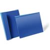 Durable 172307 - Buste con Aletta Pieghevole di Aggancio (A4 Orizzontale), 317 x 321 x 0.6 mm (L x H x P), Confezione da 50 Pezzi, Blu