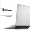 Ringke Supporto per Laptop [Nero] Supporto Portatile Pieghevole Anti-Scivolo Pieghevole Sottile e Senza Peso Supporti Laptop, Notebook, iPad, Tablet e Altro