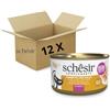 SCHESIR Offerta multipack schesir cat complements tonnetto con pollo in brodo 70gr x 12 pz