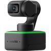 Insta360 Link - PTZ 4K Webcam con sensore 1/2, monitoraggio intelligente, controllo gestuale, HDR, microfoni con cancellazione del rumore, modalità speciali, per laptop, videocamera, videoconferenze,