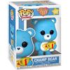 Funko Pop! Animation: CB40- Champ Bear - Flocked CH - Care Bears - Figura in Vinile da Collezione - Idea Regalo - Merchandising Ufficiale - Giocattoli per Bambini e Adulti - TV Fans