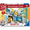 Ravensburger - Puzzle Tom & Jerry, Collezione Giant Pavimento, Idea Regalo per Bambini 3+ Anni, Gioco Educativo e Stimolante, 24 Pezzi Giganti, 70x50 cm