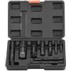 VEVOR Kit di Utensili per Estrazione Tubi Rotti Strumento per Estrazione Tubi Rimozione di Raccordi Filettati Danneggiati da 1/8 pollici a 1 pollici/3-25 mm per Idraulici Meccanici con Custodia