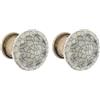 cyclingcolors 2x Pomello per cassetto finitura ottone porcellana ceramica motivo 33 mm stile vintage antico per mobile porta maniglia comò armadio casa con viti