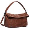 Desigual borsetta borsa a tracolla Loverty Embro Patch Hand Bag Camel marrone