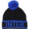 Inter 153078, Cappello Unisex-Adulto, Nero, Free Size(S-XL)