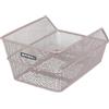 Basil Cento S - Cestino posteriore per bicicletta, robusto cestino in filo metallico per portapacchi, resistente alle intemperie, ideale per lo shopping e la vita quotidiana, 36 x 26 x 18 cm