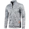 🔥👕 Felpa Uomo Collo Alto con Zip Casual Poliestere Autunno Inverno 🔥👕