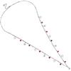 Beloved ❤️ Collana Essential lunga con con cristalli rossi e charms pendenti - Realizzata in acciaio inossidabile - Charms a tema stella e cuore