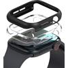 Ringke Slim per Cover Apple Watch 11/10 42mm - Clear & Matte Black