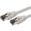 1aTTack.de 0.25m Cat 8 Cavo di rete Cat8 Grigio - 1 pezzo Cat.8 Lan 2000 Mhz 40 Gbit s 40GBase-T POE+ cavo Patch Ethernet LSZH - 1 x 0,25 metro Grigio