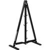 Diamond【Impugnature Power Grip (31-80 cm) e Rastrelliera Maniglie Trazioni e Remate, Antiscivolo, Palestra/Home Gym, Presa Neutra/Supina, Schiena, Spalle, Bicipiti (Barra LAT 54 CM Presa Neutra)