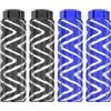 QUARKZMAN 2 Coppie Peg per Bicicletta in Lega di Alluminio Nero E Blu | Peg Posteriori Per Acrobazie Pedane Antiscivolo Adatte Per Assi Da 3/8 Pollici, Per Mountain Bike BMX