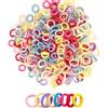 Lyivisk 400 elastici per capelli da ragazza, mini elastici per capelli, colorati, per bambini e neonati