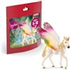 SCHLEICH BAYALA | Puledro Unicorno Alato Arcobaleno 70577 | figura dettagliata con criniera scintillante e ali colorate | regalo magico per bambine e bambini | giocattolo dai 5 anni | 8 x 5 x 10 cm