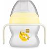 MAM Vaso Starter Cup D119 - Bicchiere da apprendimento con bocchino e manici antiscivolo per bebè a partire da 4 mesi 150 ml - Neutro