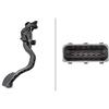 HELLA 6PV 010 175-721 Sensore, Posizionamento pedale acceleratore, per veicolo con guida a Sx, 6a... poli, Cambio manuale