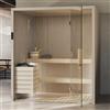 Novellini - Fun Sauna Finlandese 4 posti 243x155 Finitura Nordic Fir, vari allestimenti e optional