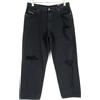 Diesel Jeans Diesel Niclah 084TB Donna W31/L32 Dritti Alta Vita Strappati Neri