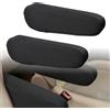 Lyivisk Rivestimento Universale Elastico per Braccioli Auto - 1 Paio di Copribraccioli Anti-Graffio Traspirante per Sedili Anteriori, Adatto a SUV, Furgoni, Camion (Nero)