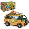 TEENAGE MUTANT NINJA Giochi Preziosi, Tartarughe Ninja 2023 Caos Mutante, Furgone Lancia Pizze Delle Tartarughe Ninja, Compatibile Con Tutti I Personaggi Base, Per Bambini e Bambine a Partire DaI 4 Anni