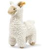 Steiff 069543 - Peluche Originale Lama Soft Cuddly Friends Leandro, ca. 29 cm, con Bottone in Peluche nell'orecchio, per Bambini dalla Nascita, Colore: Crema